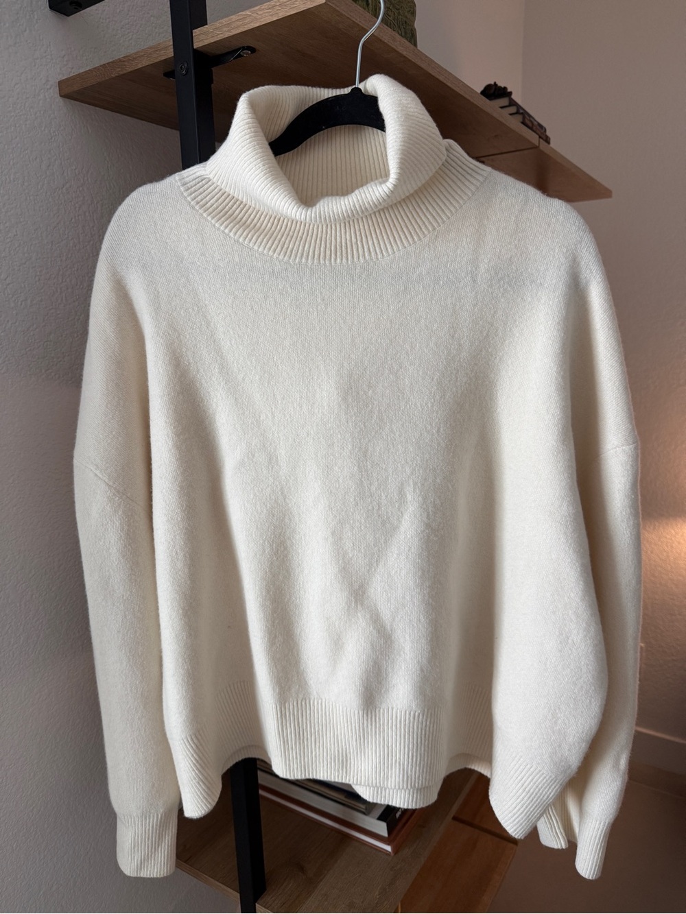 Free People Coconut Milk Oversized Turtleneck Sweater – M